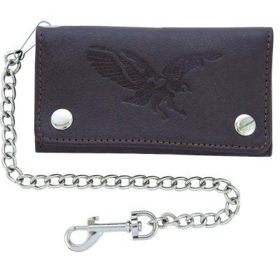 Chain Leather Wallet