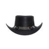 Leather Western cowboy Hat