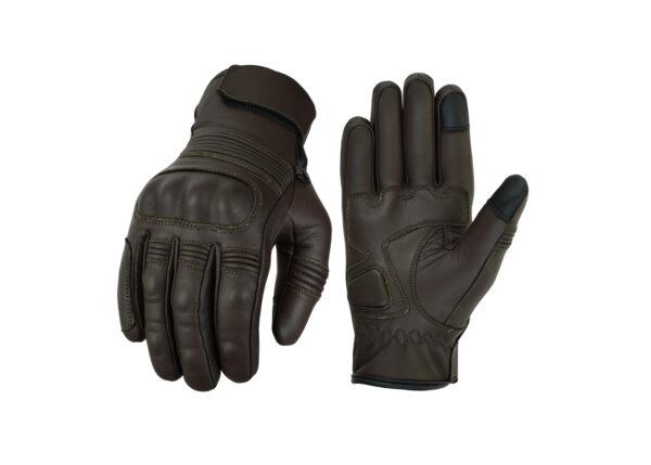 Protective Knuckle Leather Gloves